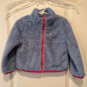 Vineyard Vines Kids Jacket - Blue with Pink Trim
